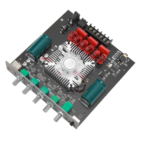 Bluetooth 2.1-kanals effektforstærkerkort TDA7498E bas- og diskantkontrol 160Wx2+220W