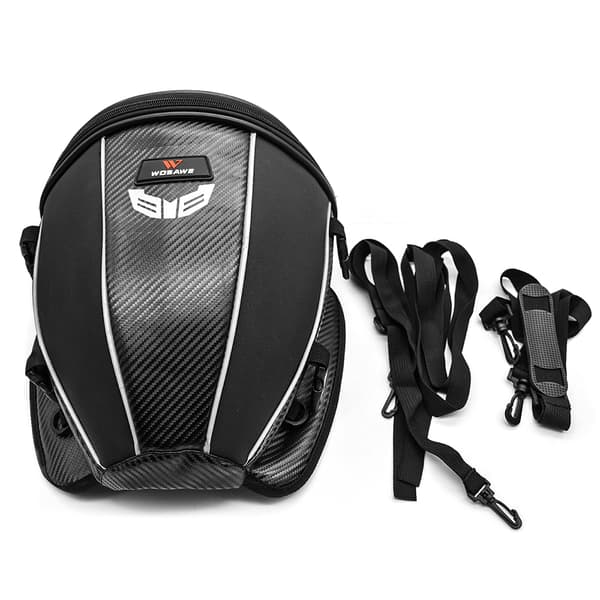 Multifunktionel Reflekterende Motorcykeltaske, Bagsædetaske, 15L, Vandafvisende