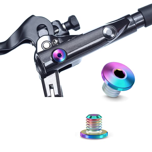 TC4 Titanium Hydrauliske Bremsecylinderbolte til Cykler, 2/4 Stykker