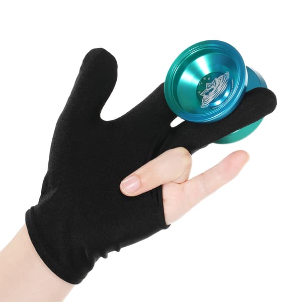 2 stk. Professionel Yo-Yo-kugle i aluminiumslegering med snore, etui og handsker til konkurrence