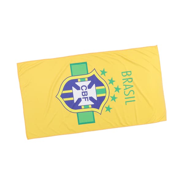 Badehåndklæde med landsholdsflag, 140x72cm, gave til fans.