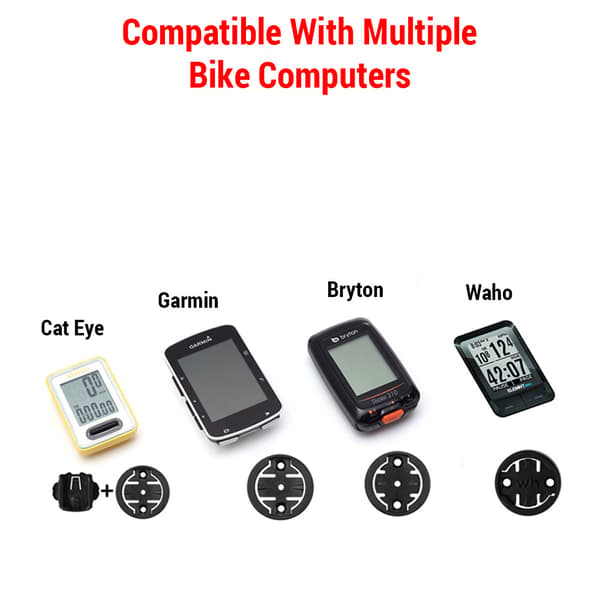 Multifunktionel udvidelig metalholder til cykelcomputer Garmin Bryton Cateye Wahoo