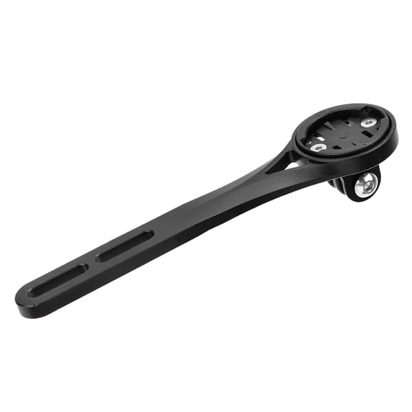 Cykelstol förlängningsfäste med GPS-kodtabell för Garmin, svart aluminium