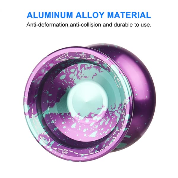 Professionel ikke-responsiv aluminiumslegering Yo-Yo-bold til begyndere og øvede spillere