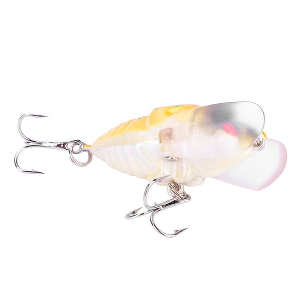 8 farver blød cikadefiskelokke 5cm/6g med krog, simuleret fisk til fiskeri