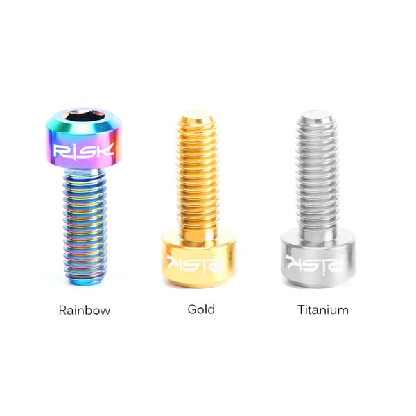 2 st titanskruvar M5×14mm för cykel tumväxel MTB-tillbehör