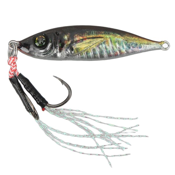 3D Jernplade Kunstig Agn med Krog til Tun, Marlin, Saltet Fisk 37g