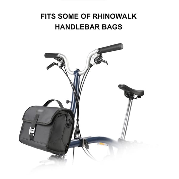 Frontväskaadapter för Brompton hopfällbar cykel Aluminiumlegering Cykelväska Stöd Installationsaccessoar