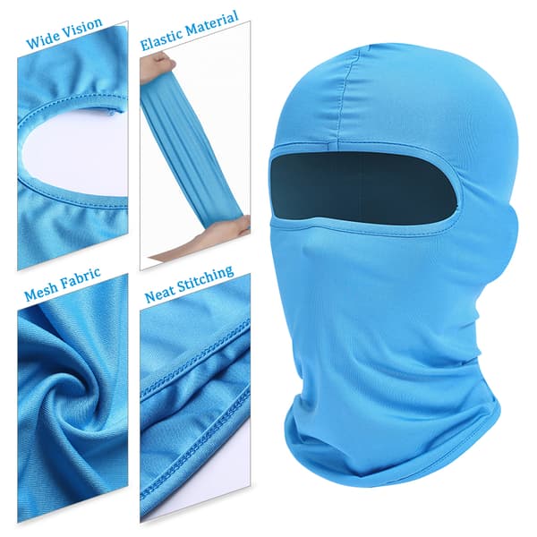 Helansiktscykelmössa, elastisk bandana, absorberande, andningsbar, solskydd, vindtät