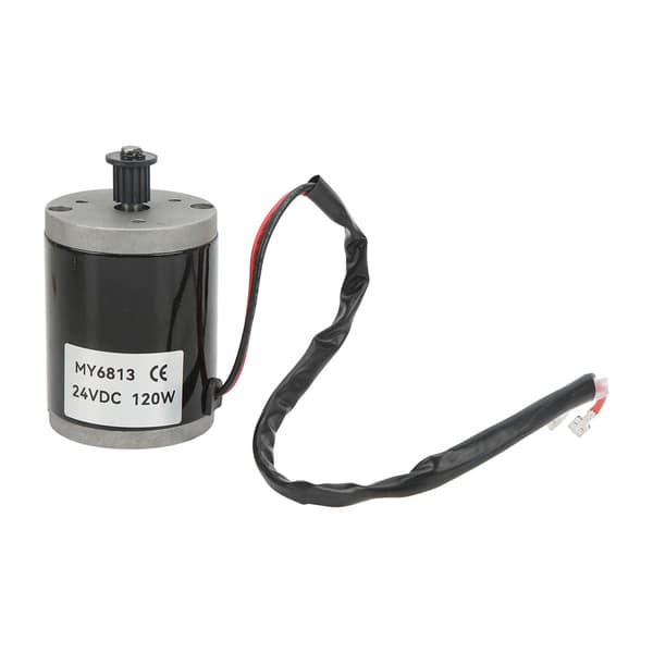 24V 120W Aluminium Rem Børstemotor til El-scooter/El-cykel