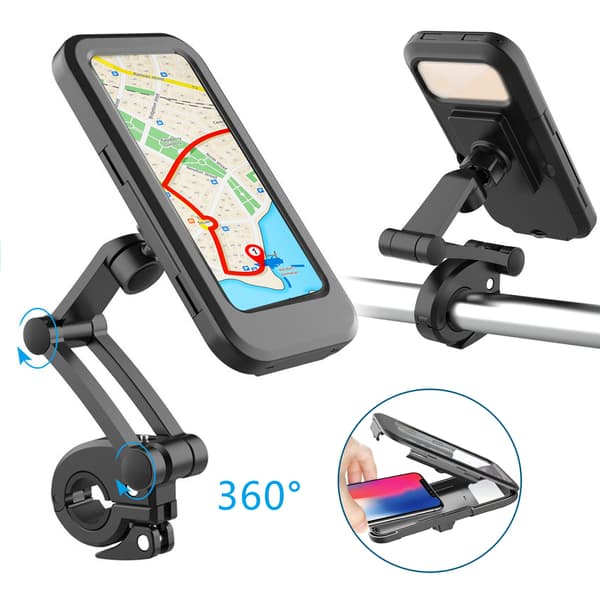Magnetisk cykeltelefonhållare, regntät, vikbar med navigering