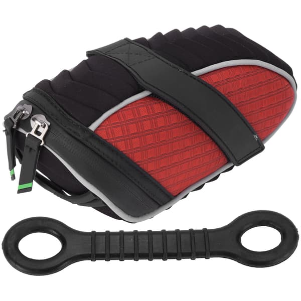 Bag til cykel, polyesterfiber, sadel, cykelorganisator, cykeludstyr, rød