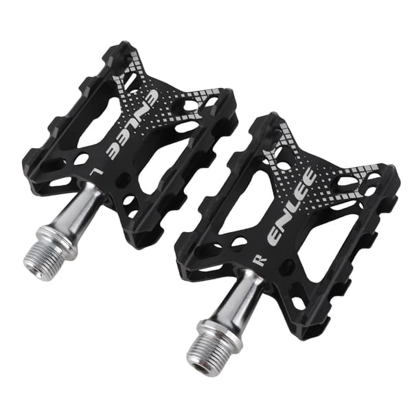 Cykelpedaler i aluminiumslegering til foldecykler og MTB'er, bred platform, letvægt