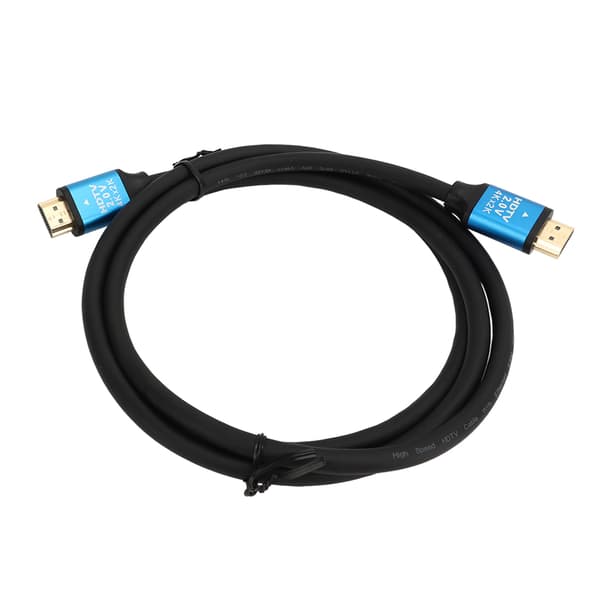 4K HDMI-kabel 1,5 m PVC med aluminiumlegering för TV PC Laptop Blå HD Multimedia Interface-kabel