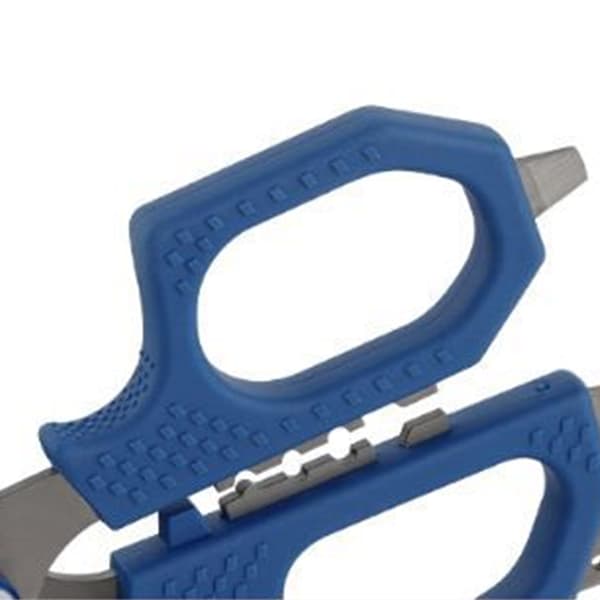 Fiskesaks med takkede blade, molybdæn-vanadiumstål, til flettet line, multifunktionel