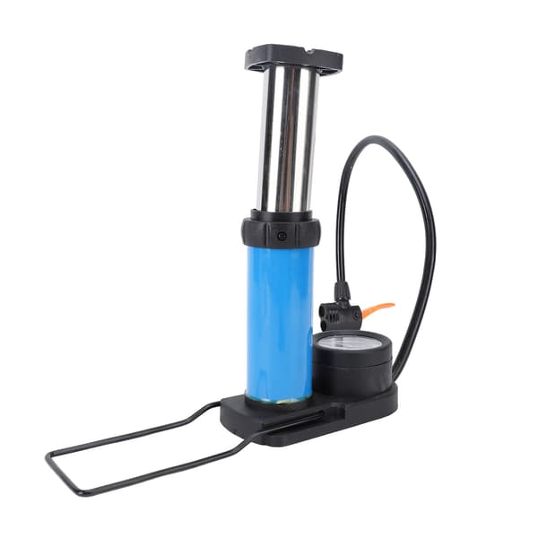 Cykelgolvpump med tryckmätare 120PSI Effektiv bärbar däckpump Schrader-ventil