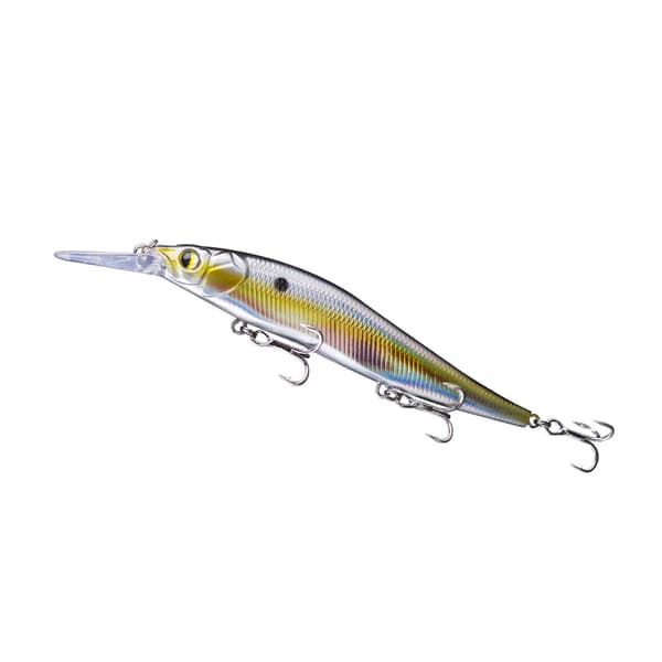 Minnow-agn til basfisk med trekrog, medium dybde, jerkbait, 13,5 cm, 14,7 g