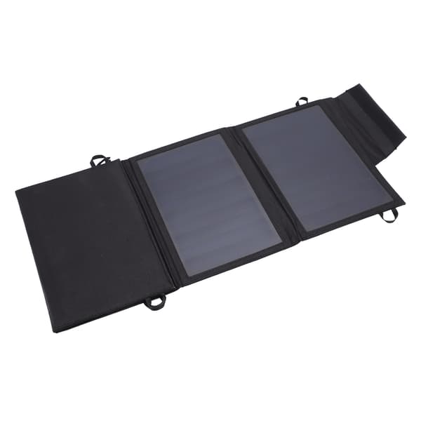 22W Bærbar Sammenfoldelig Soloplader med 2 USB-porte til Camping, Vandreture og Rejser