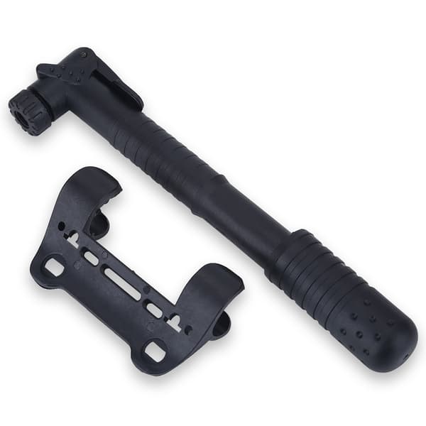 Mini bærbar cykelluftpumpe, nylon, 120 PSI, Presta- og Schrader-kompatibel