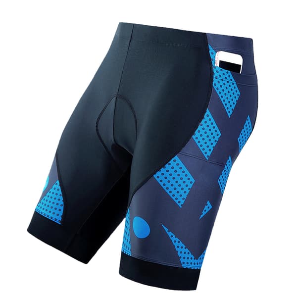 Herre Cykelshorts med 4D Polstring, Stødabsorberende, Åndbare, Hurtigtørrende.