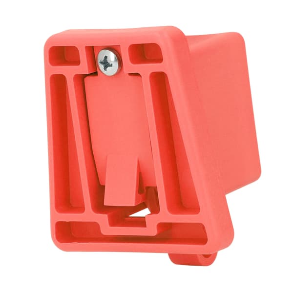 Forsterket frontbagasjeblokk PA66 glassfiberadapter for Brompton sykkel, rød
