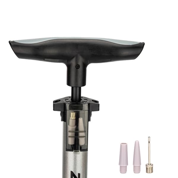 Bärbar 160PSI cykelluftpump med justerbar tryckmätare för Presta- och Schrader-ventiler