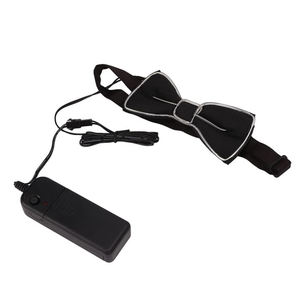 LED-lysende justerbar polyester-sløyfe for fest, dans, festival, klubb, grønn