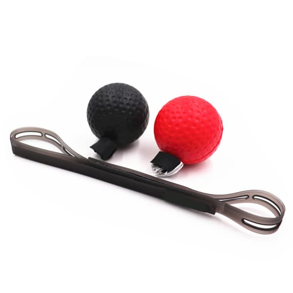 Bärbar boxningsreflexboll med elastisk rem för handledskoordination och snabbhetsträning
