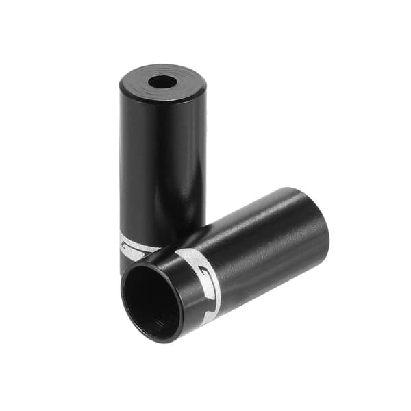 Sæt med 100 bremsekabelendestykker i aluminiumslegering 4mm/5mm til cykel