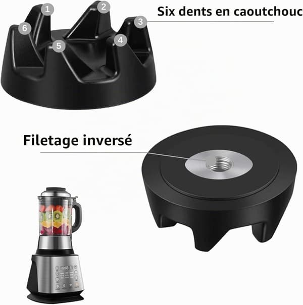 5-pack reservkopplingar för KitchenAid-mixer 9704230, kompatibla med KSB52, KSB5, 5KSB52, 5KSB5 KitchenAid-mixer