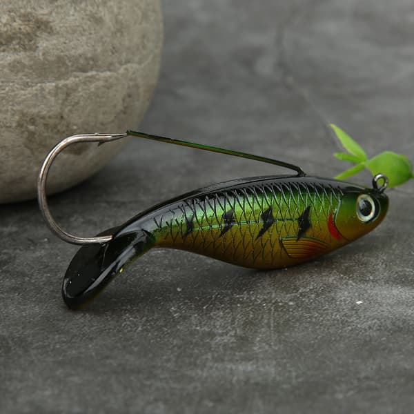 ABS Simulation Hard Lure med enkeltkrog til dybhavsfiskeri - assorterede farver 33g