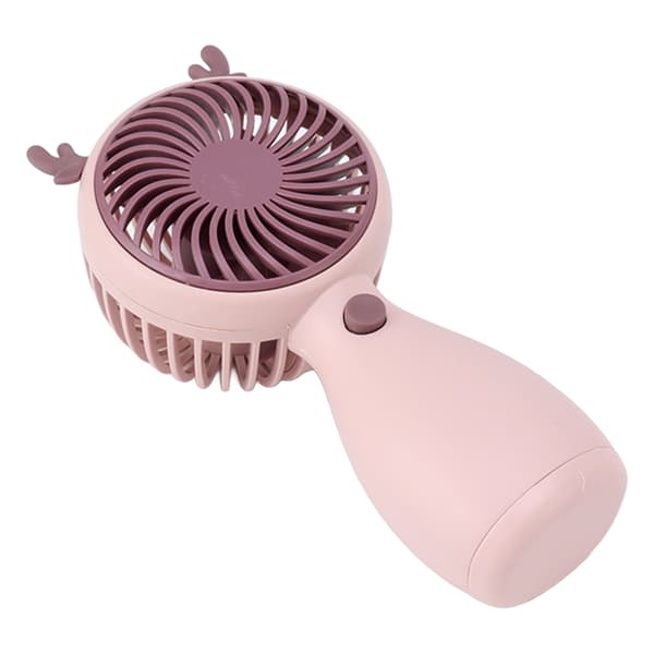 Bærbar Mini Pink Ventilator 3.7v 250mah Lav Støj til Børn Kvinder Mænd Stilfuld