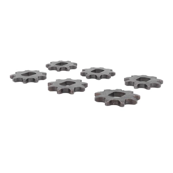 6PCS 420 Stål 9T Framdrev med 12x17mm Innerdiameter för 420 Kedja