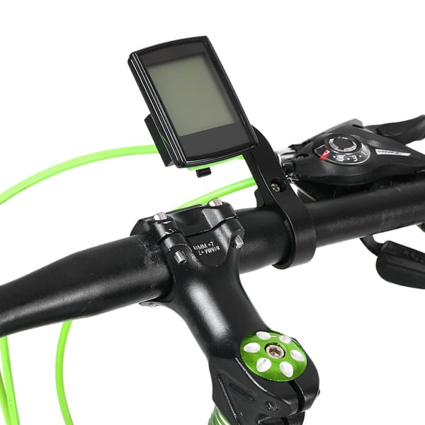 Justerbar cykelcomputerholder til 23-28 mm styr, let og holdbart ABS-materiale