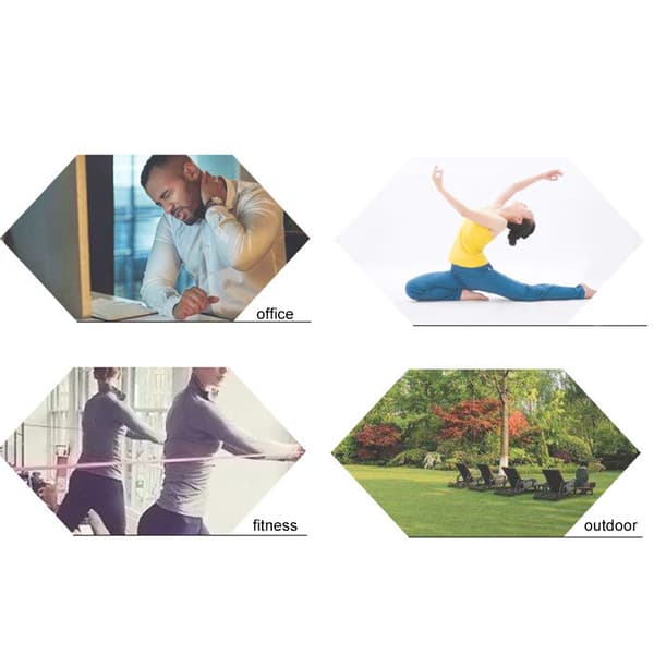 SEBS skridsikkert elastisk yogabånd til stræk og fitnesstræning