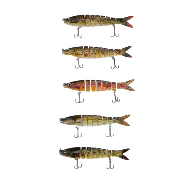 Simuleret multiledet fiskelokke 13,5 cm 19 g kunstig agn til udendørs afslapning