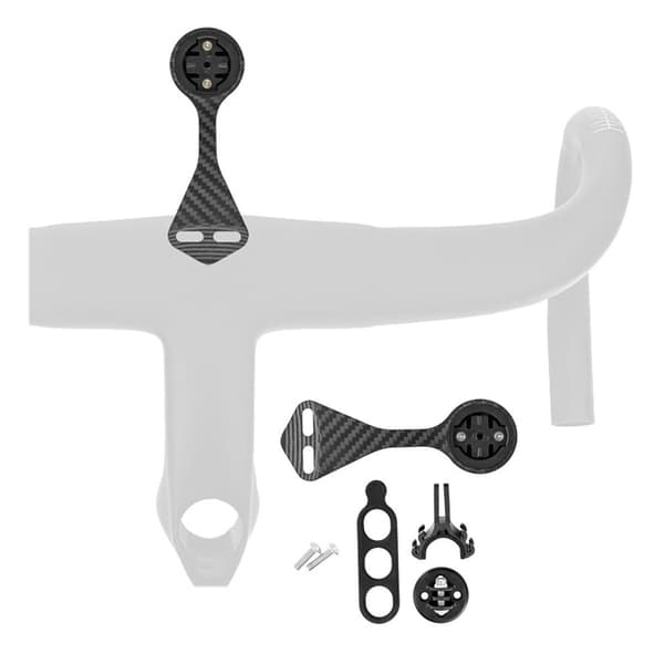 Kulfiber Cykelcomputerholder til Mountainbikes og Racercykler, Styrholder