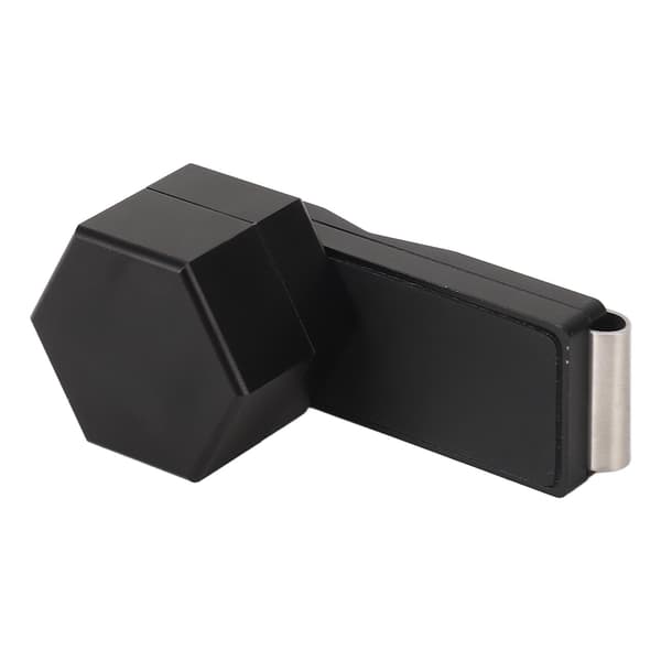 Bærbar Mini Hexagonal Magisk Billard Kridtholder med Klips og Køpude
