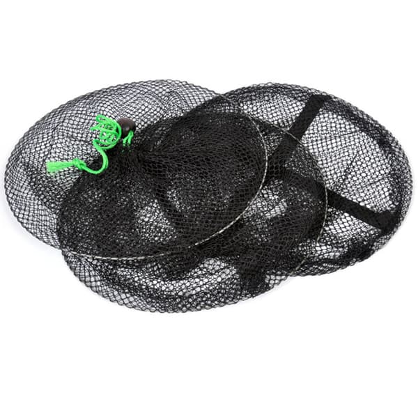 Sammenklappelig fiskenetbur, 2 lag, holdbart nylon, til fisk og rejer