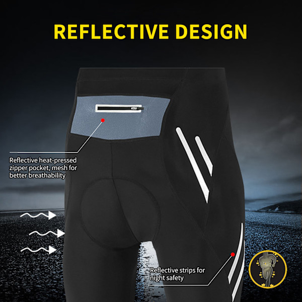 Cykelshorts för män med dämpning, hög elasticitet, mountainbikedesign
