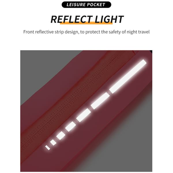 Flamehorse Slankt Løpebelte med Refleksstripe og Mobilholder