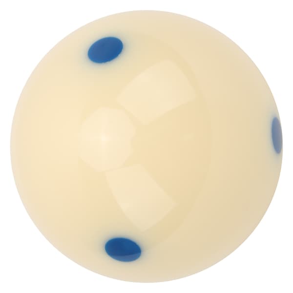 Standard 57,2 mm DotSpot träningsbiljardboll, snookerboll med blå prickar, träningstillbehör