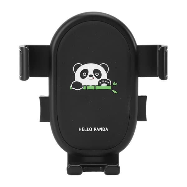 Panda Standard Cykeltelefonholder med Stødabsorbering og Quick Release til Scooter/Motorcykel - Sort