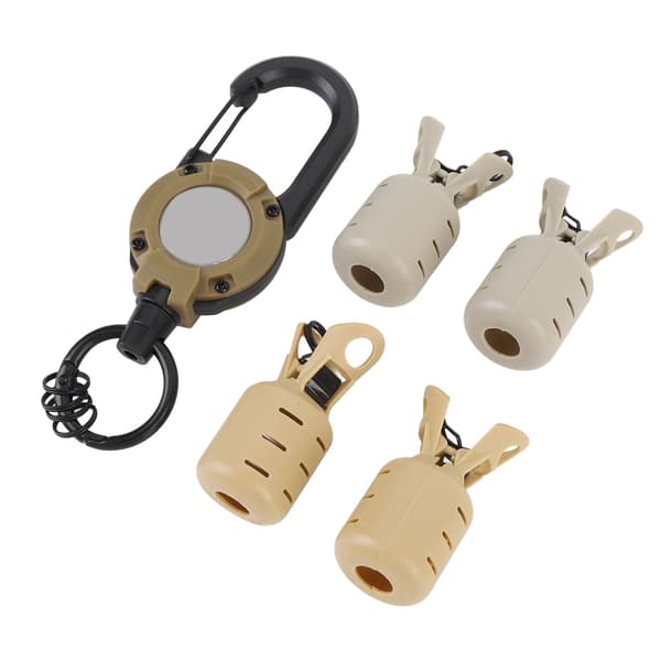 Skyddande överdrag för fiskedrag med infällbart spänne, ABS-skydd för bärbara Khaki Jig Hooks
