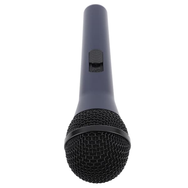 Kablet dynamisk metalmikrofon med ergonomisk net til karaoke og udendørs sang