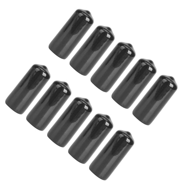 10 STK Pool Kø Spidsdæksel, Holdbar Gummi Beskytter, 13mm Tilbehør
