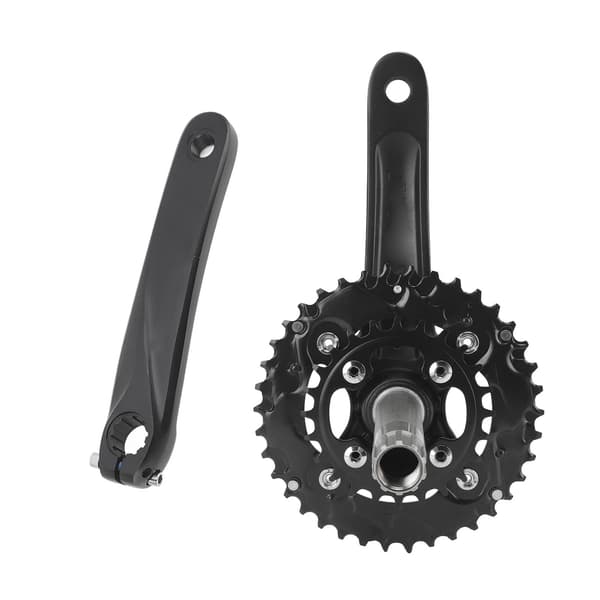 MTB Cykelkrankboks 170mm 38T Aluminiumlegering Integreret Krankboks 104BCD Sort