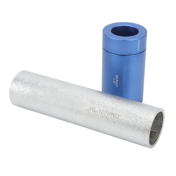 Cykelgaffelinstallationssats med silver- och blått aluminiumlegeringsmaterial