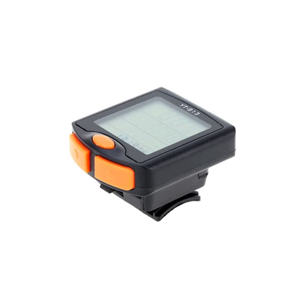 Trådløs cykelcomputer med kilometertæller, speedometer, stopur, termometer, natlys og regntæt