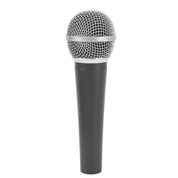 Professionel håndholdt kablet mikrofon til KTV-scene, metalhus og elastisk kabel